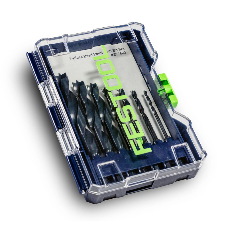 Brad-Point Drill Bit Set - 7 Piece